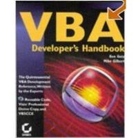 Book VBA Developer's Handbook