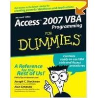 Book Access 2007 VBA Programming For Dummies